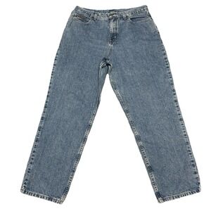 90s Style New York Jeans 12P Relaxed Straight 100% Cotton 32x26